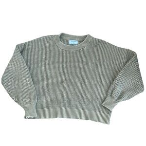 Old Navy Gray Crew Neck Sweater